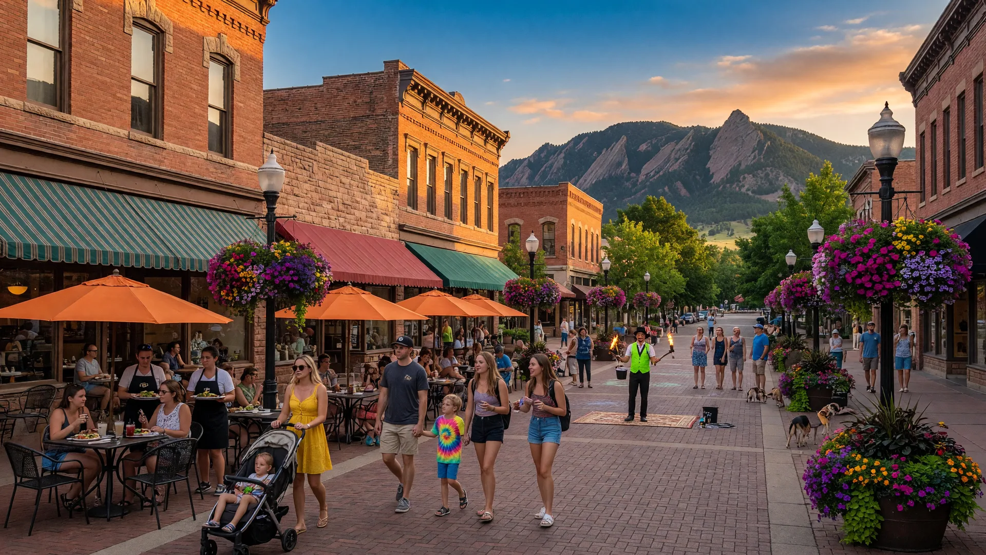 Pearl Street Mall Boulder Colorado