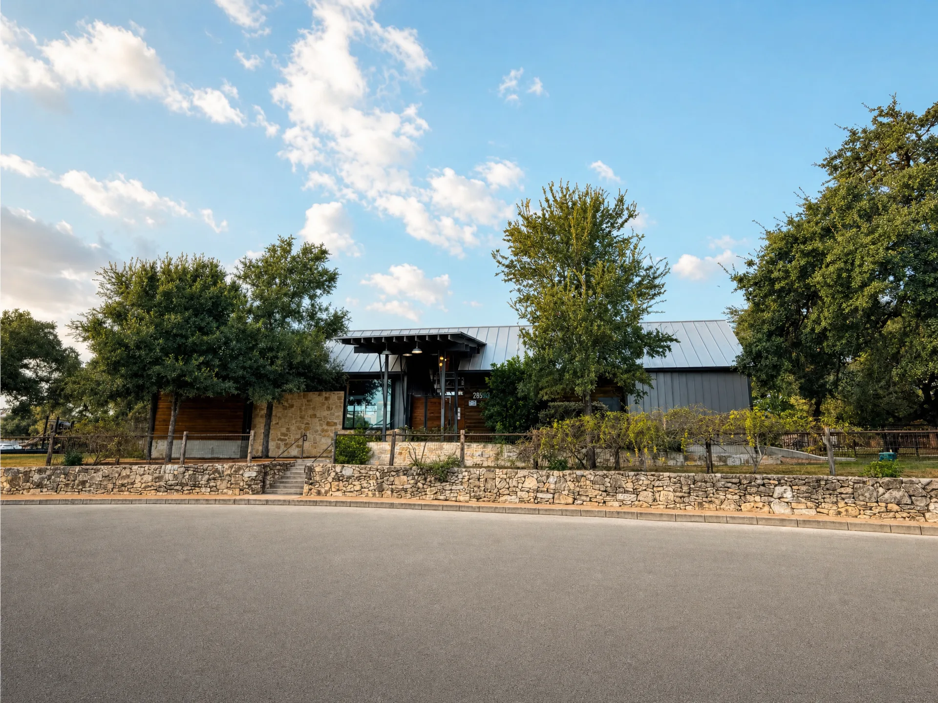 The Balcones Creek clubhouse, available for community use.