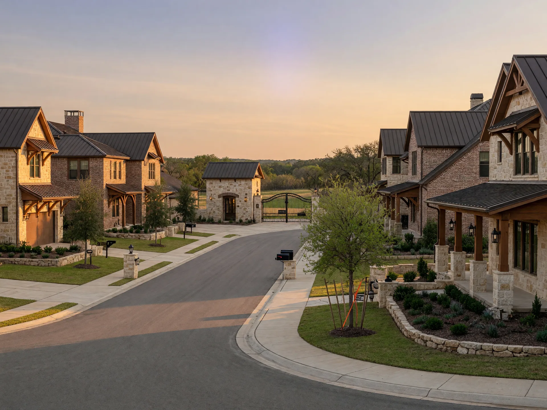 Fallbrook neighborhood scene