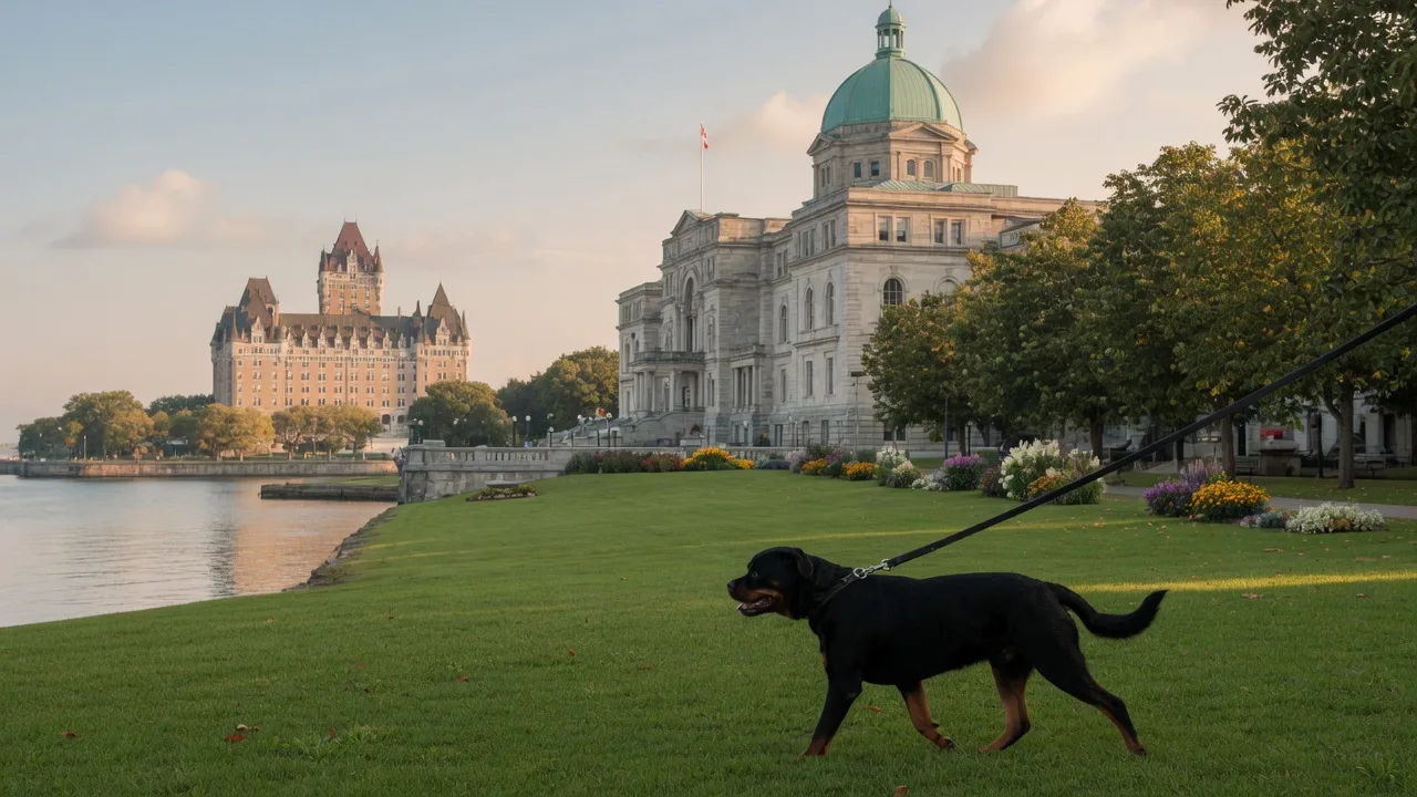 Are Dogs Allowed on the BC Legislature Grounds in Victoria?
