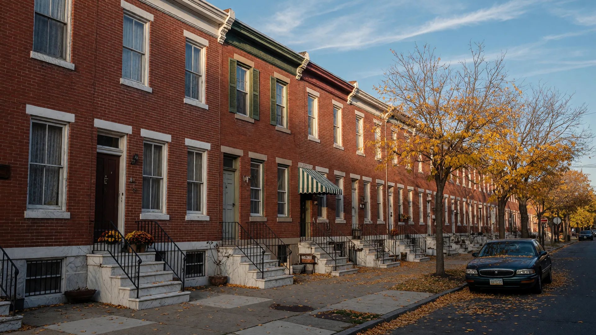 Photo for the guide: Philadelphia Row Houses vs. Boston Triple-Deckers
