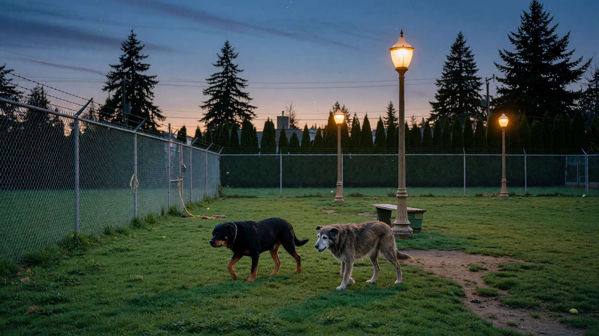 Which Greater Victoria Off-Leash Parks Have Lighting or Are Usable After Dark in Fall and Winter?