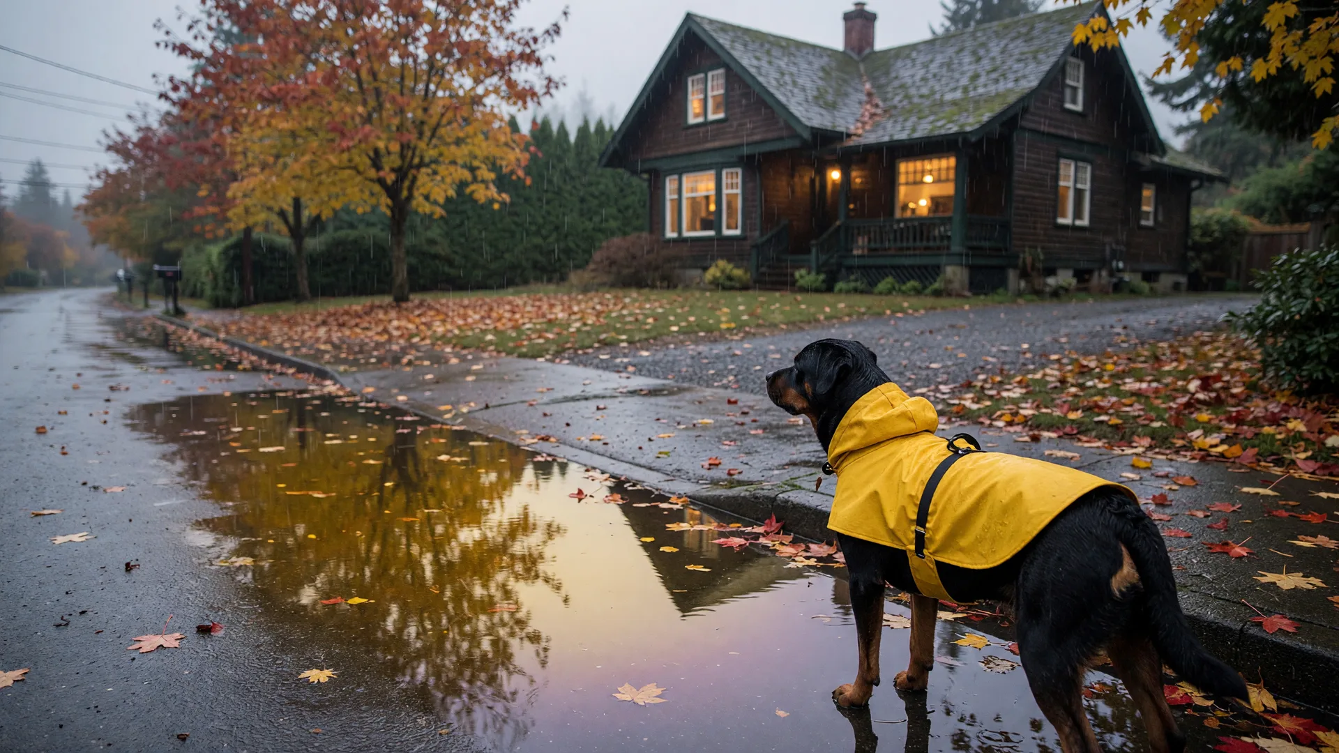House-Hunting in the Fall Rain With Your Dog in Victoria