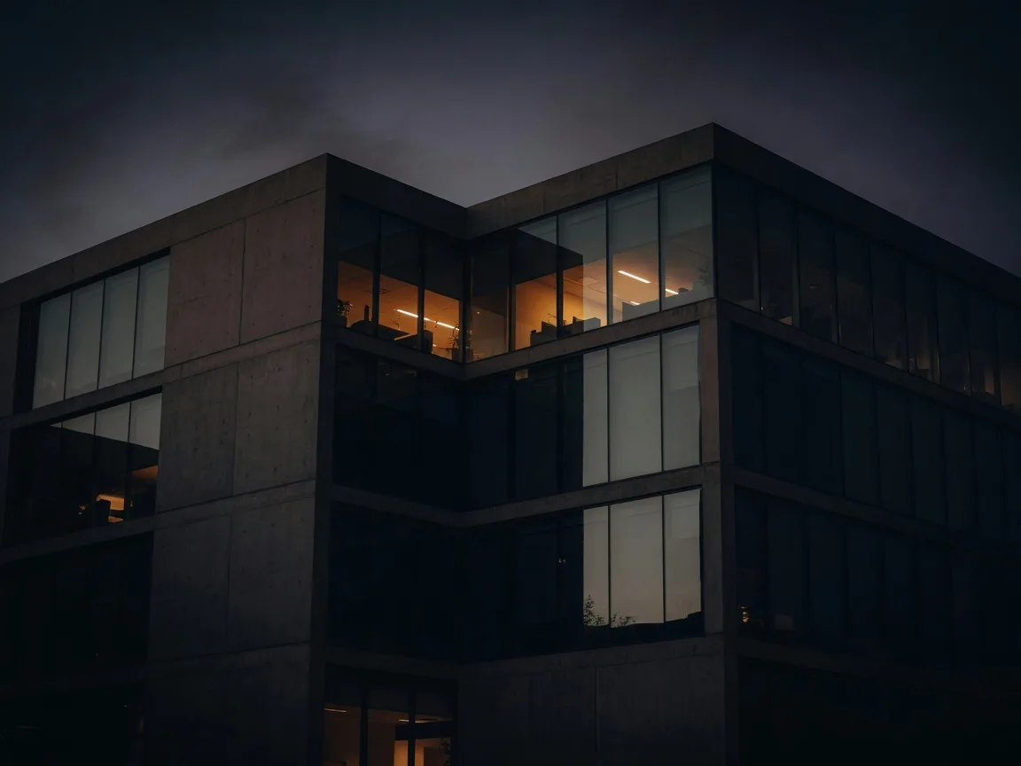 Modern architectural building