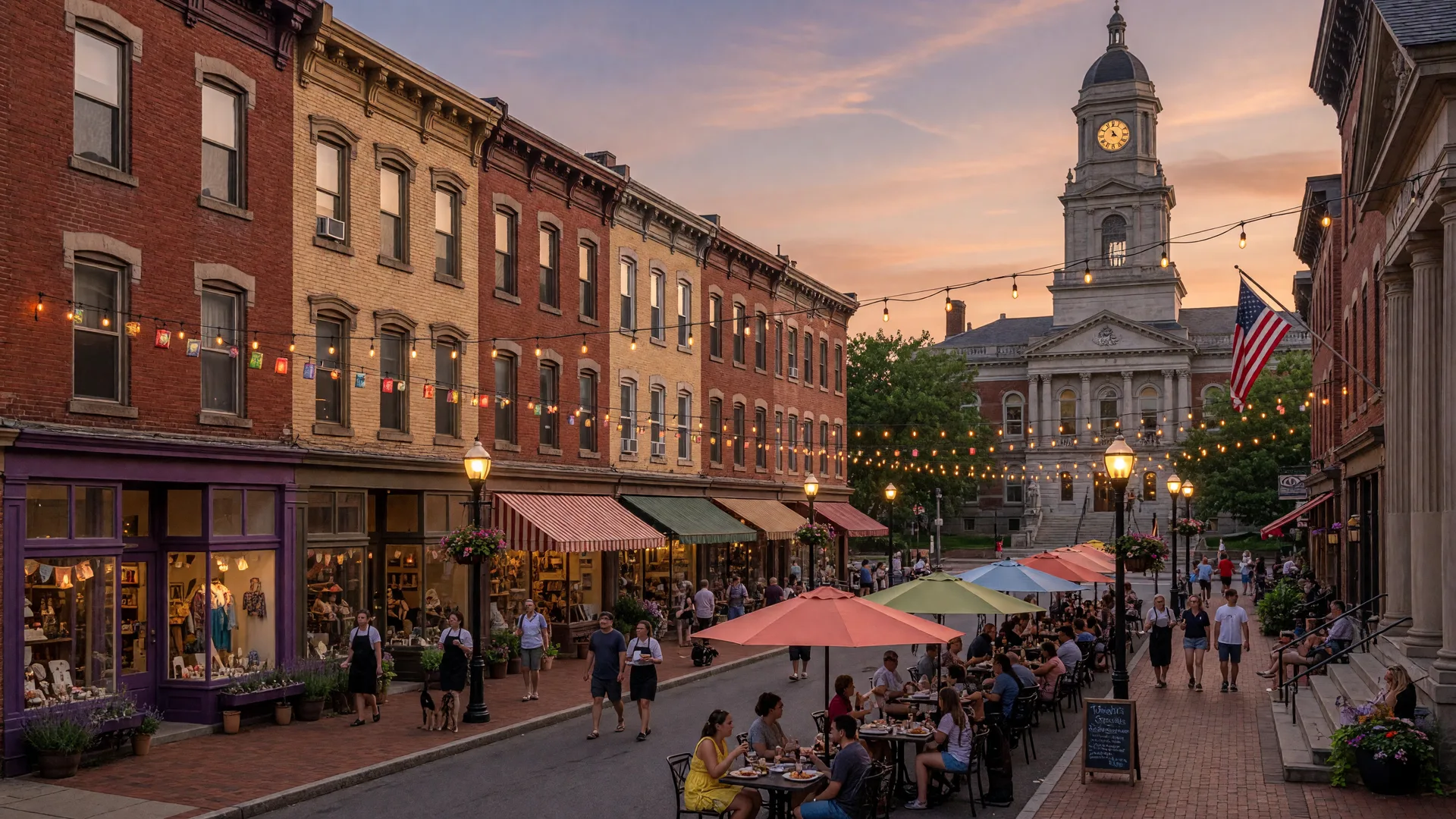 Media Pennsylvania State Street dining and shopping