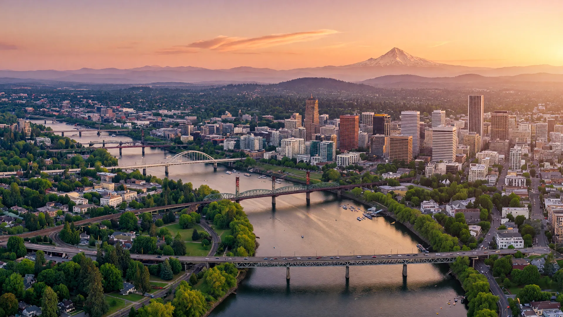 Portland Oregon skyline