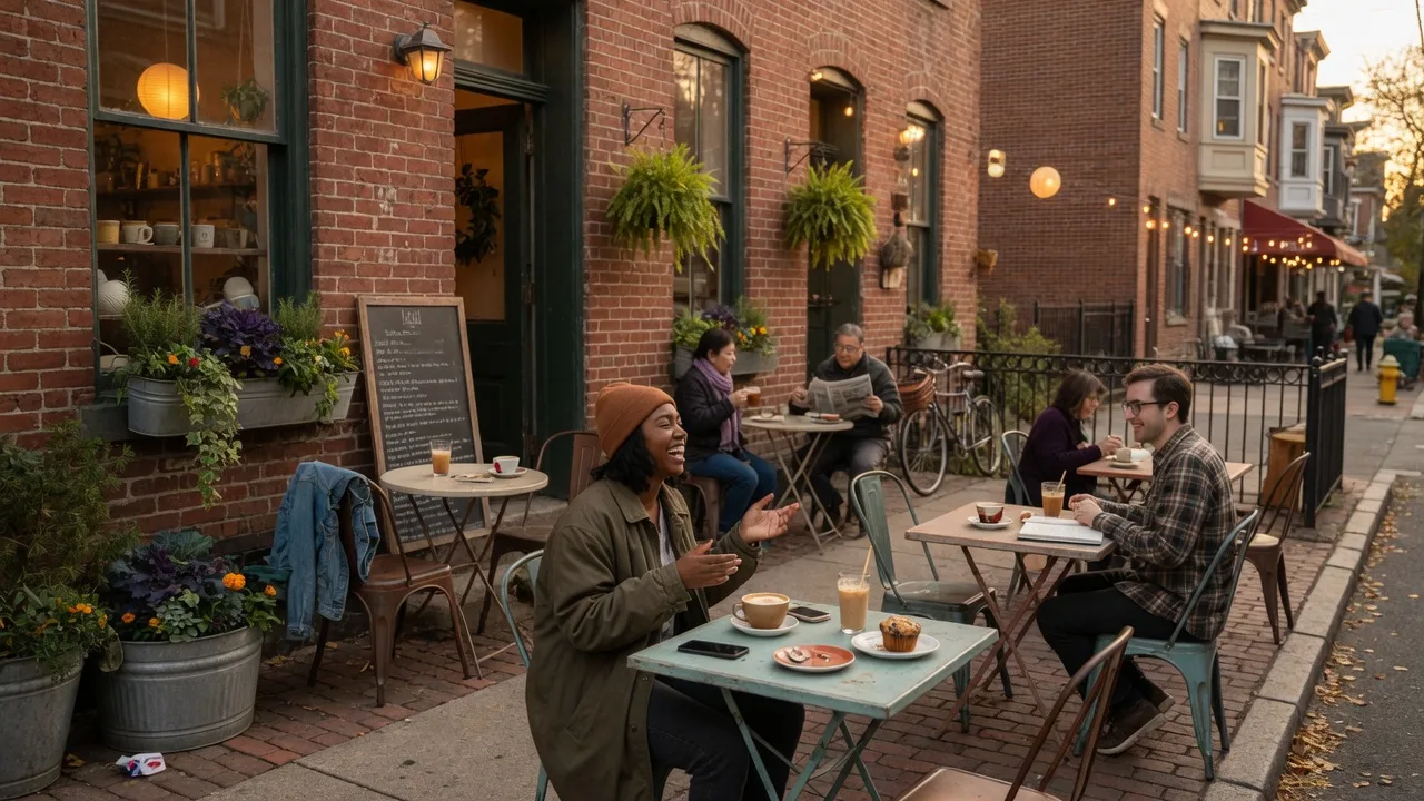 Sabrina's Cafe in University City with outdoor seating