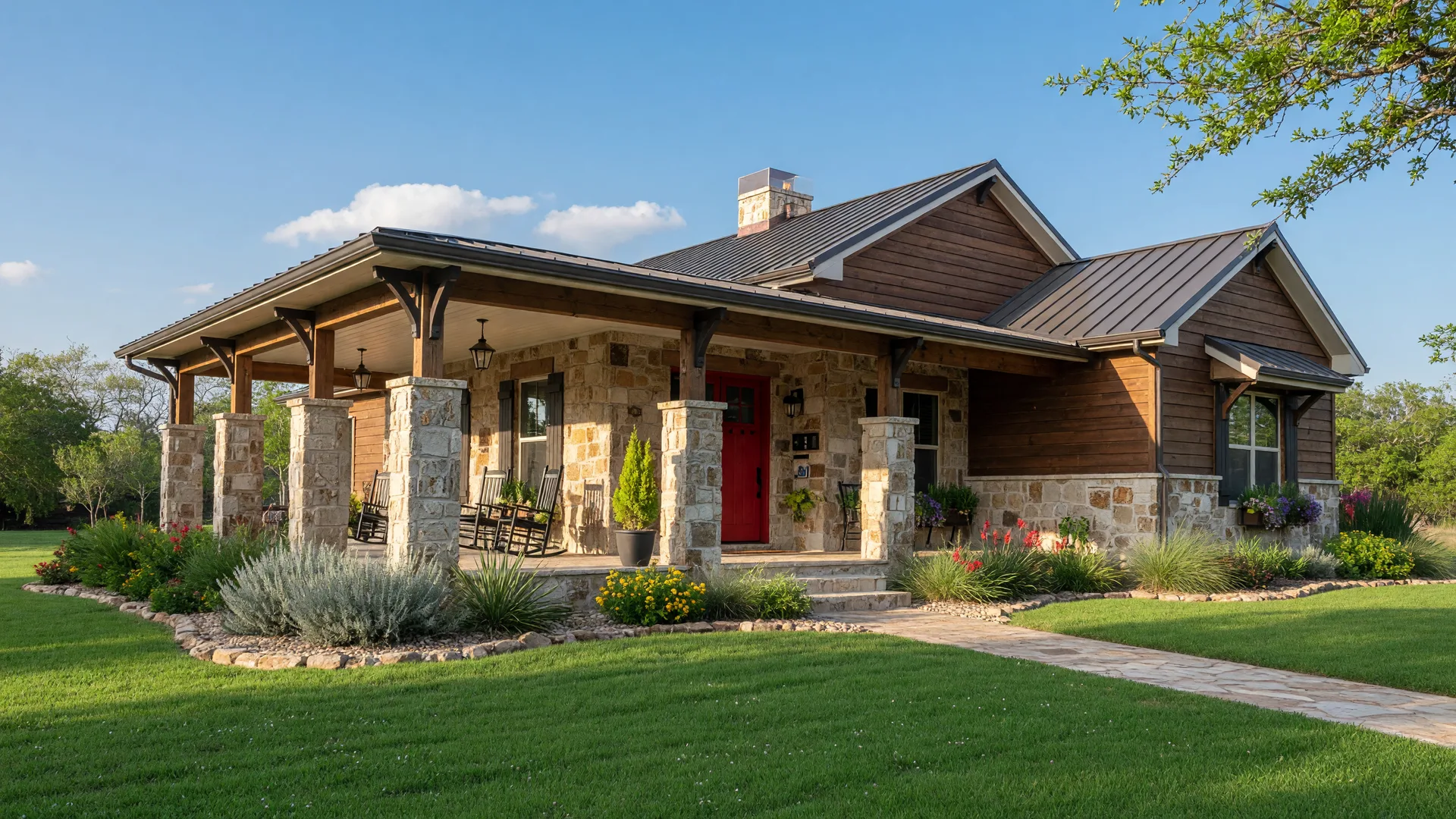 A bright, freshly kept Texas Hill Country home ready to list on a sunny morning