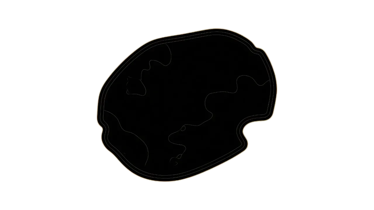Gold line-art outline of Gwinnett County, Georgia