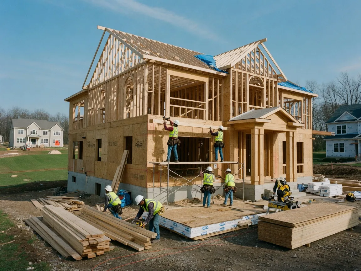 New construction luxury homes in Glen Mills developments