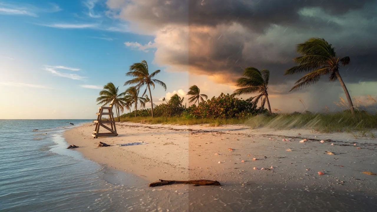 Florida Gulf Coast weather and seasonal change