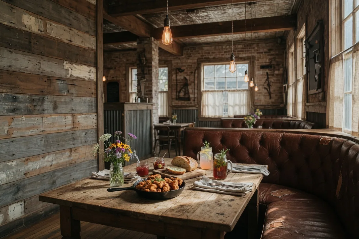 Dining in Oak Cliff, Texas