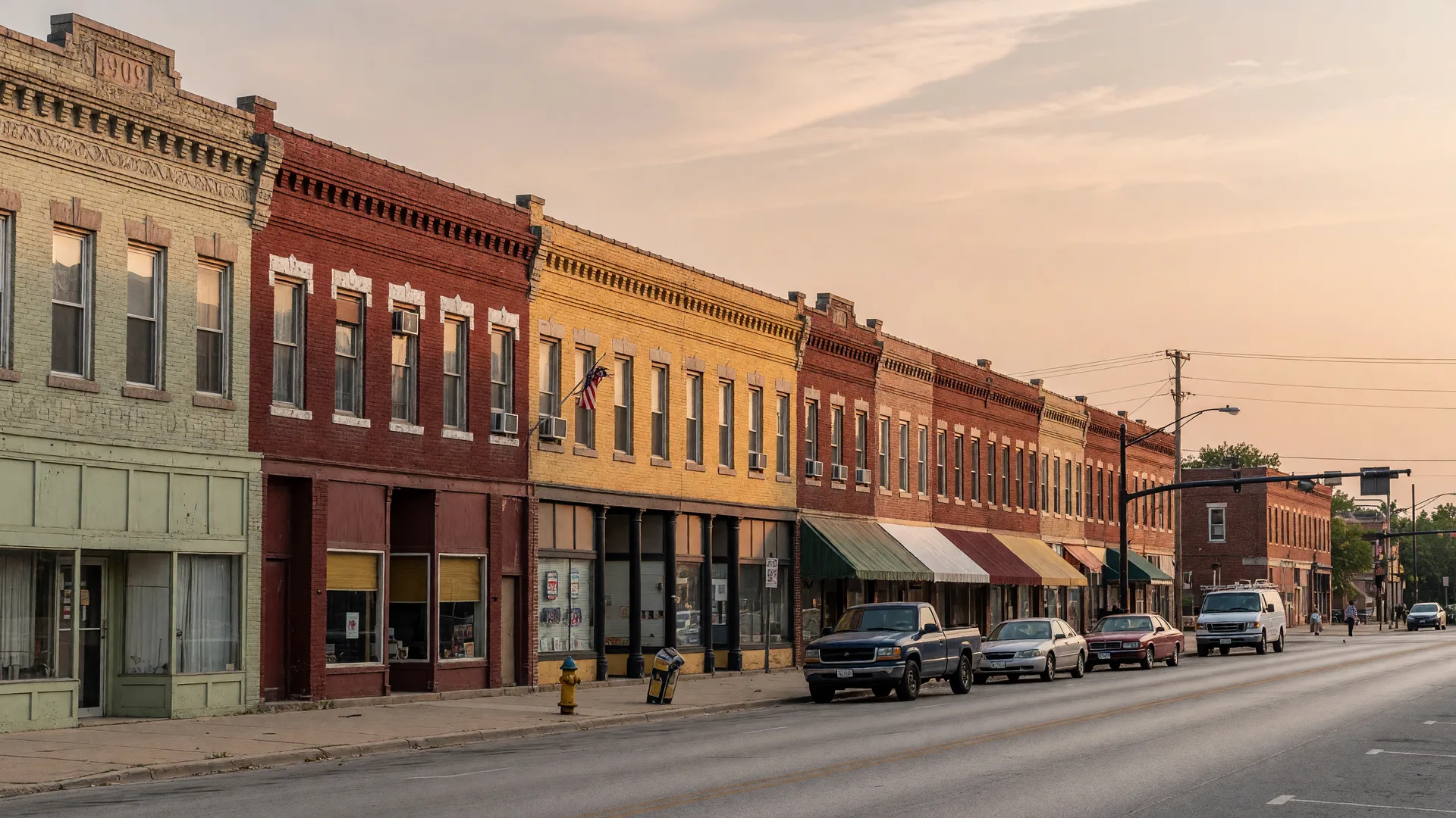 Scene of Steger, IL