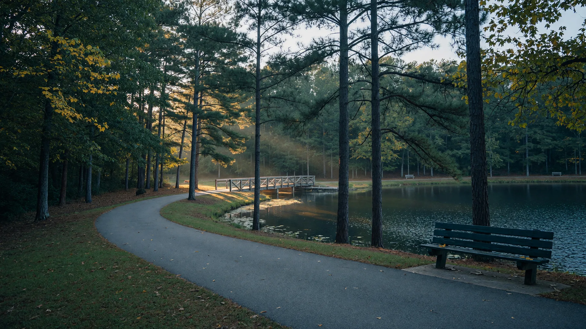 The outdoor plan in Snellville runs T.W. Briscoe's lake trail, the county parks on the surrounding roads, and Stone Mountain ten minutes west.
