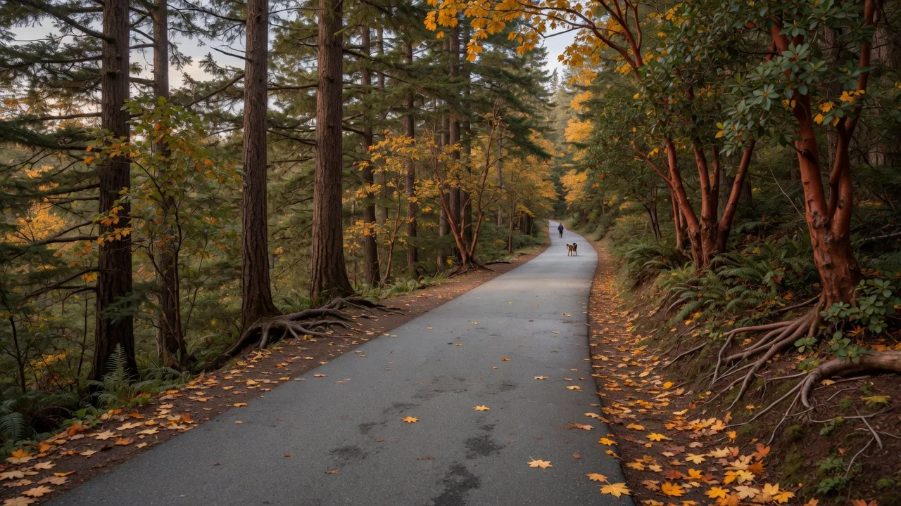 Can I Take My Dog on the E&N Rail Trail in Victoria?