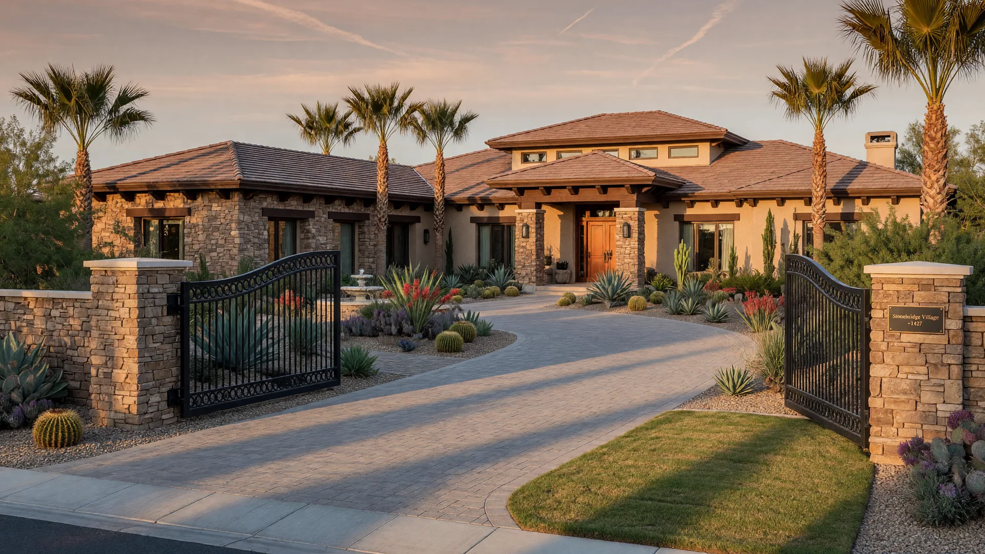 Scots Pine Stonebridge Village Summerlin: Luxury Gated Ranch Homes