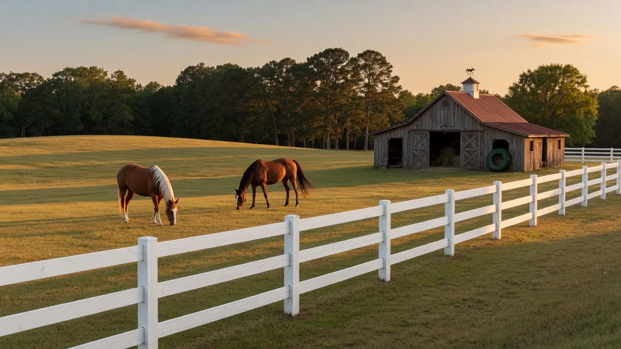 Photo: How Many Acres Do You Really Need for Horses? — Aiken SC horse property