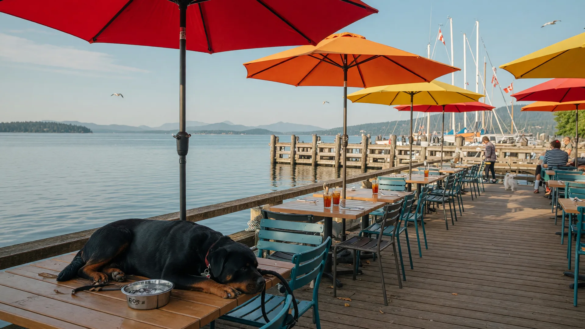 Yappy Hour on the Waterfront: Riva in Sidney Rolls Out a Dog-Specific Patio