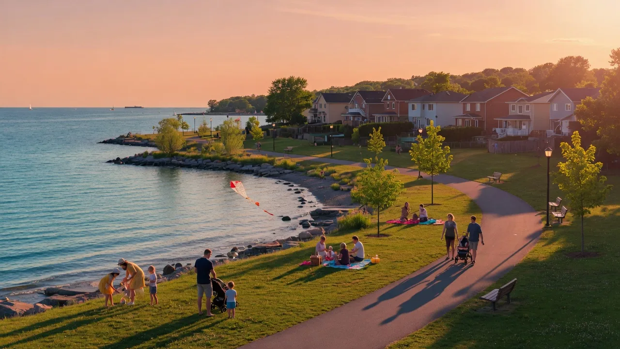 Ajax waterfront and shoreline trail