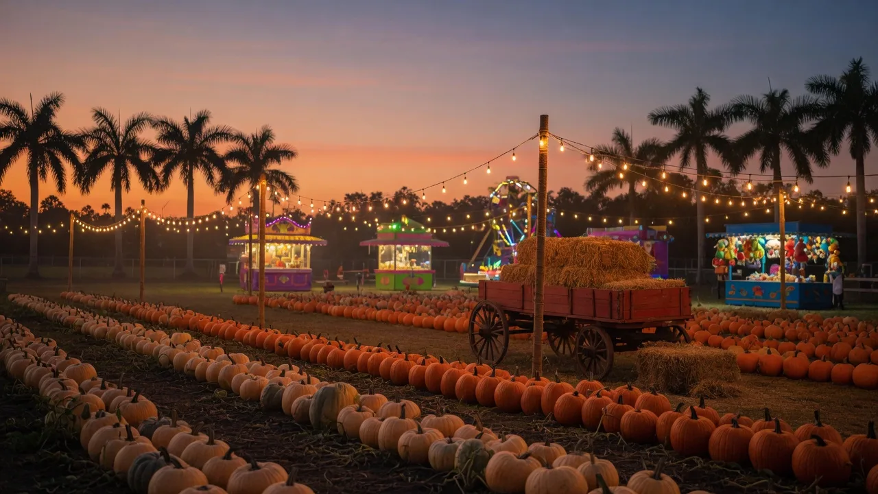 Header image for "The Southwest Ranches Pumpkin Patch Festival Returns With Rides and a Patch of Pumpkins"