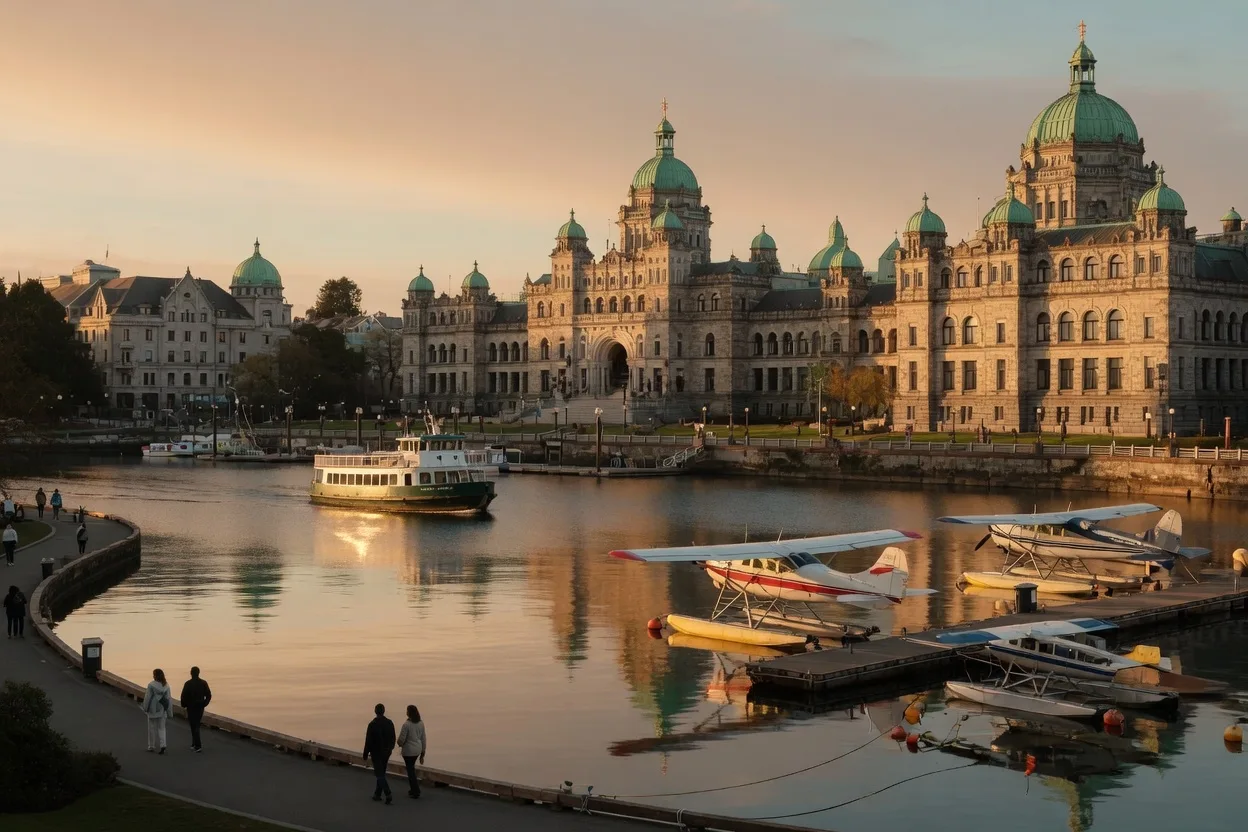 Victoria Inner Harbour with the Parliament Buildings
