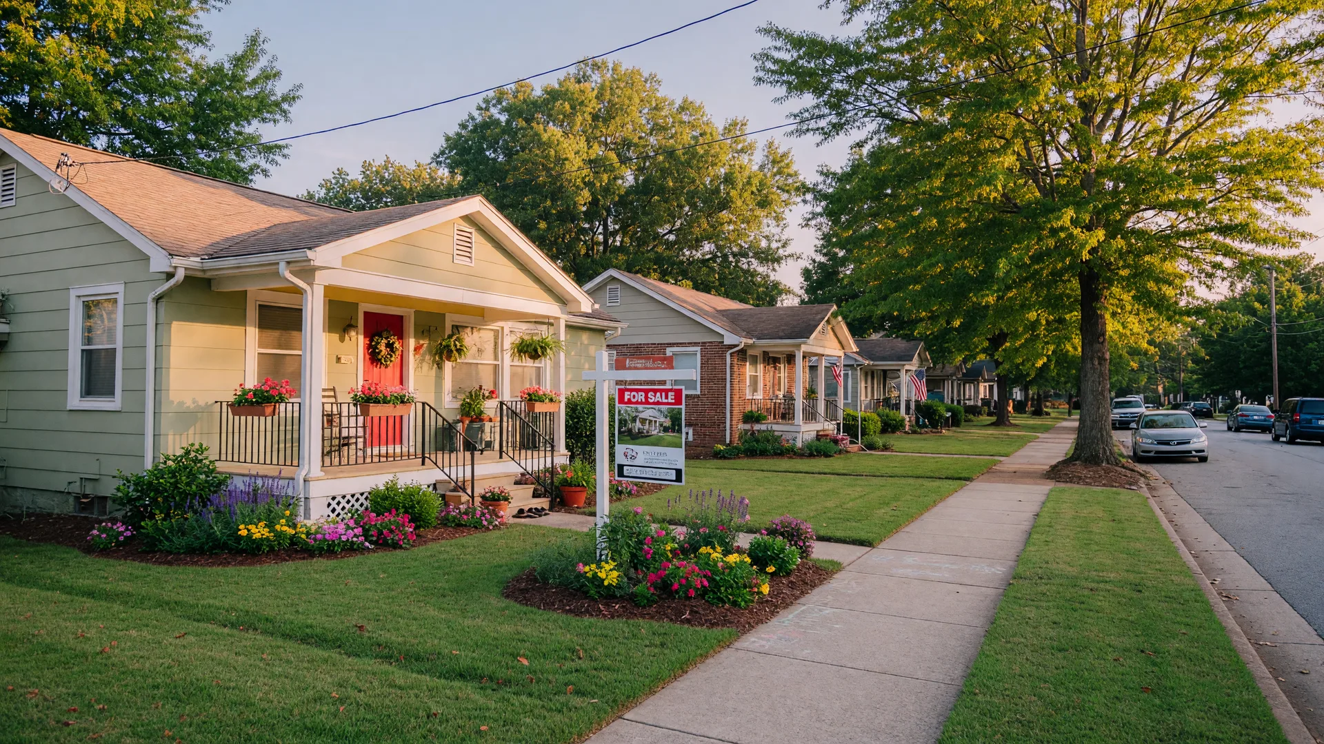 Charming affordable homes for sale in NW Metro Atlanta neighborhood.