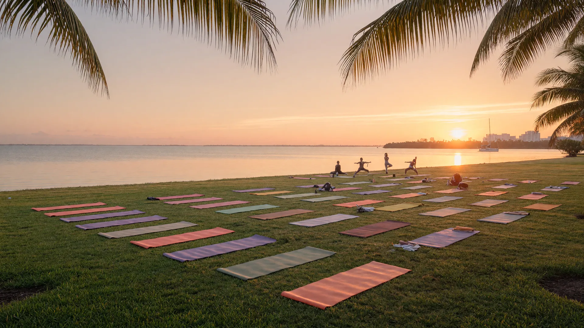 Header image for "Yoga by the Bay Starts the Week With a Sunrise Class at Thalatta Estate"