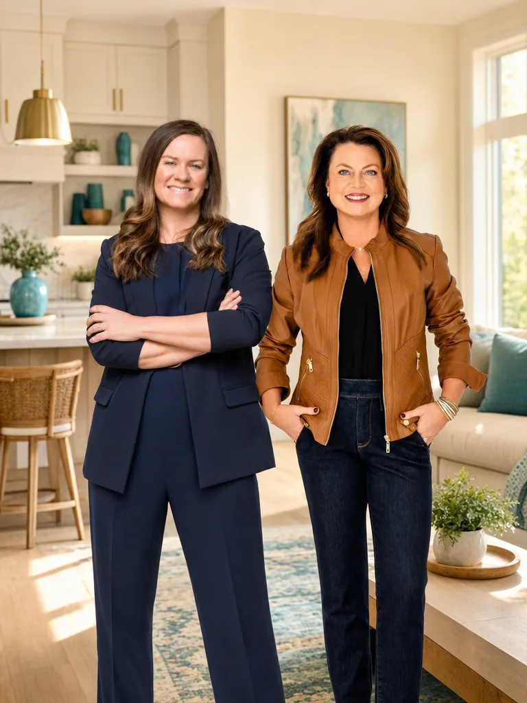 Marti Lawson and Robyn Rhein, home staging experts at L&R Style & Sold Co