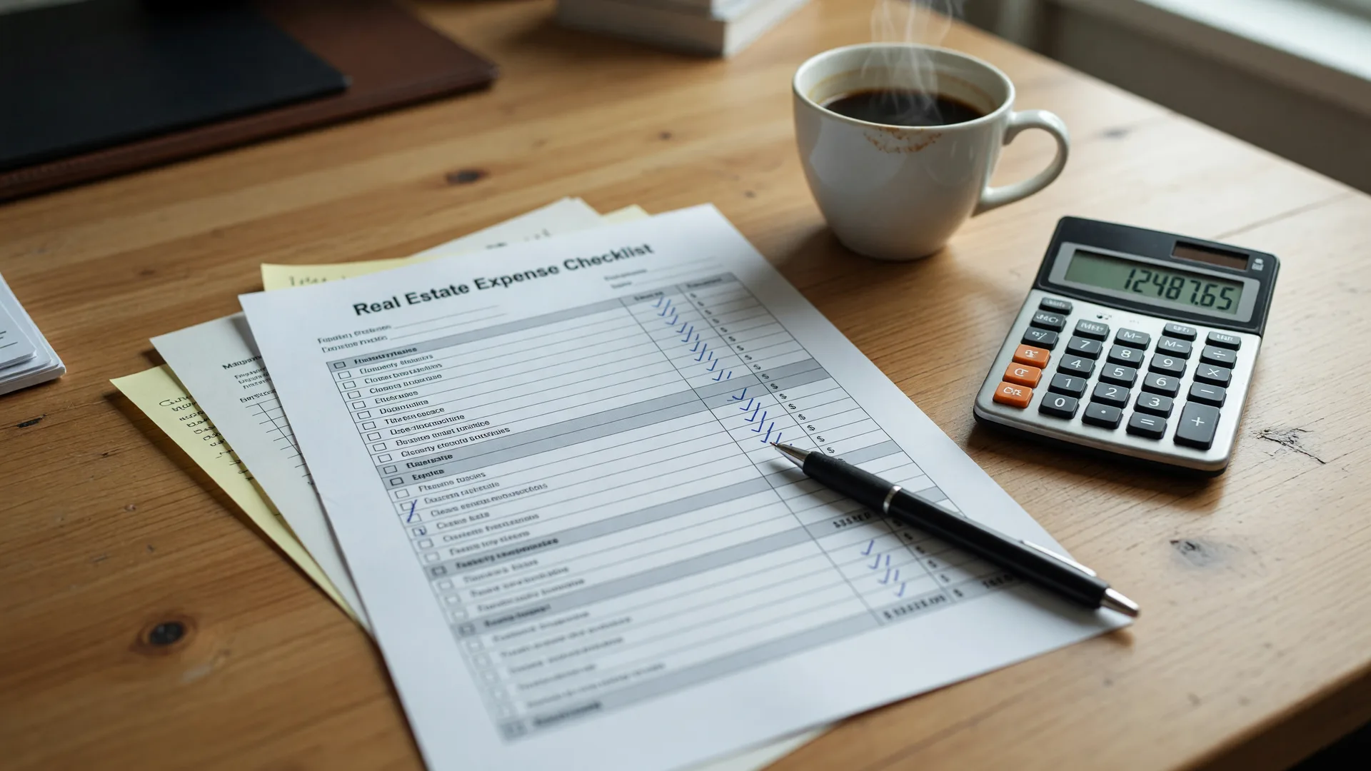 Real estate expense checklist -- planning for seller closing costs in South Carolina.