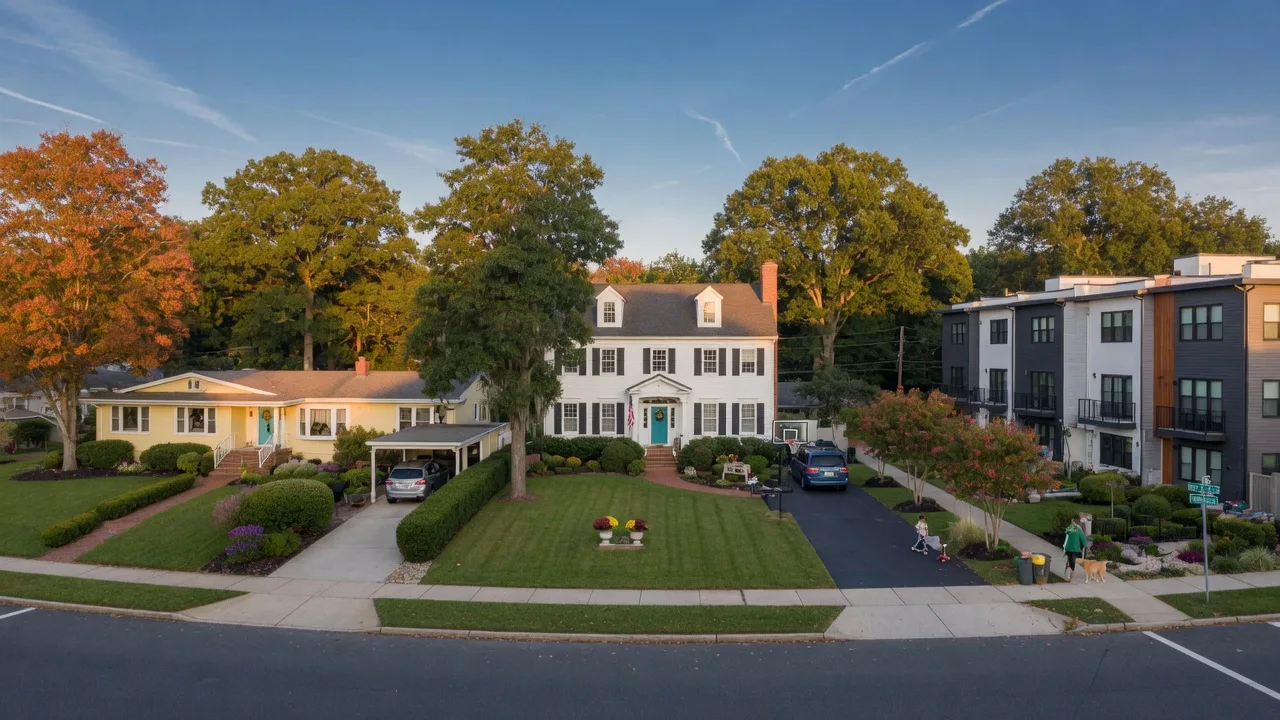 Diverse collection of homes in Cherry Hill NJ neighborhoods