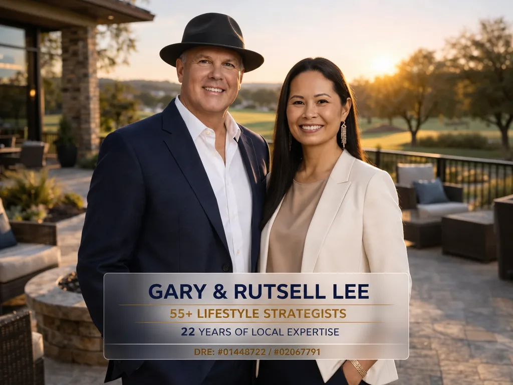Gary Lee and Rutsell Fabillar Lee, the husband-and-wife REALTORS behind NorCal55Plus
