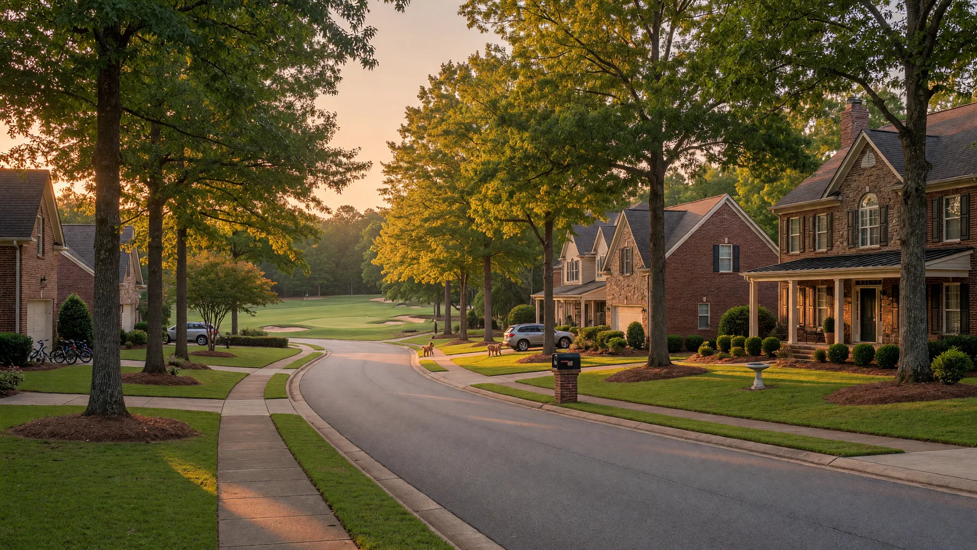 Apalachee Farms golf course community in Dacula Georgia