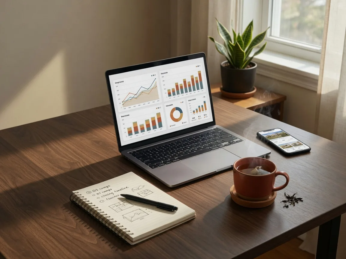 A tech-enabled workspace with analytics tools