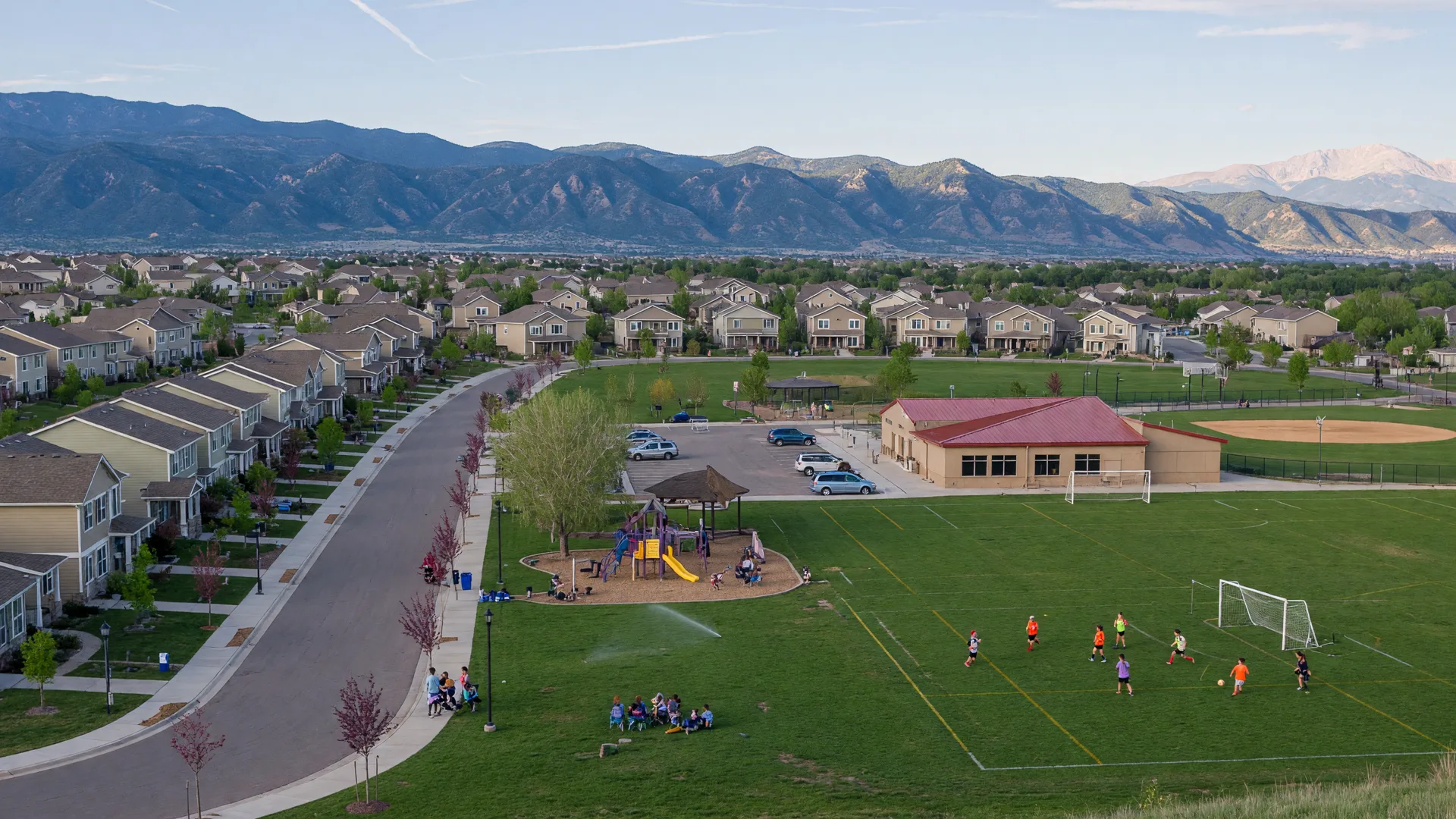 Woodmen Hills neighborhood in Colorado Springs