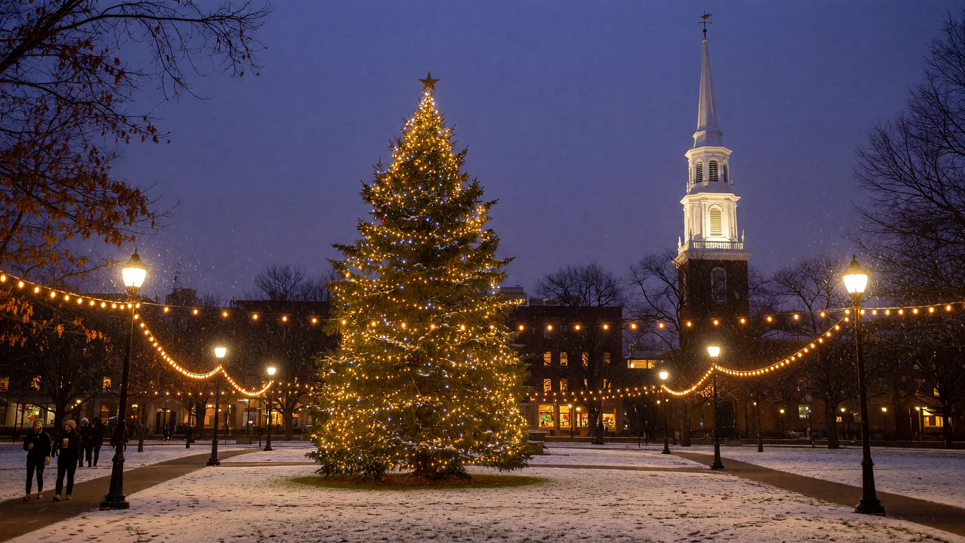 The Holiday Season in New Haven, Connecticut: Skating, Lights, and Winter Fun