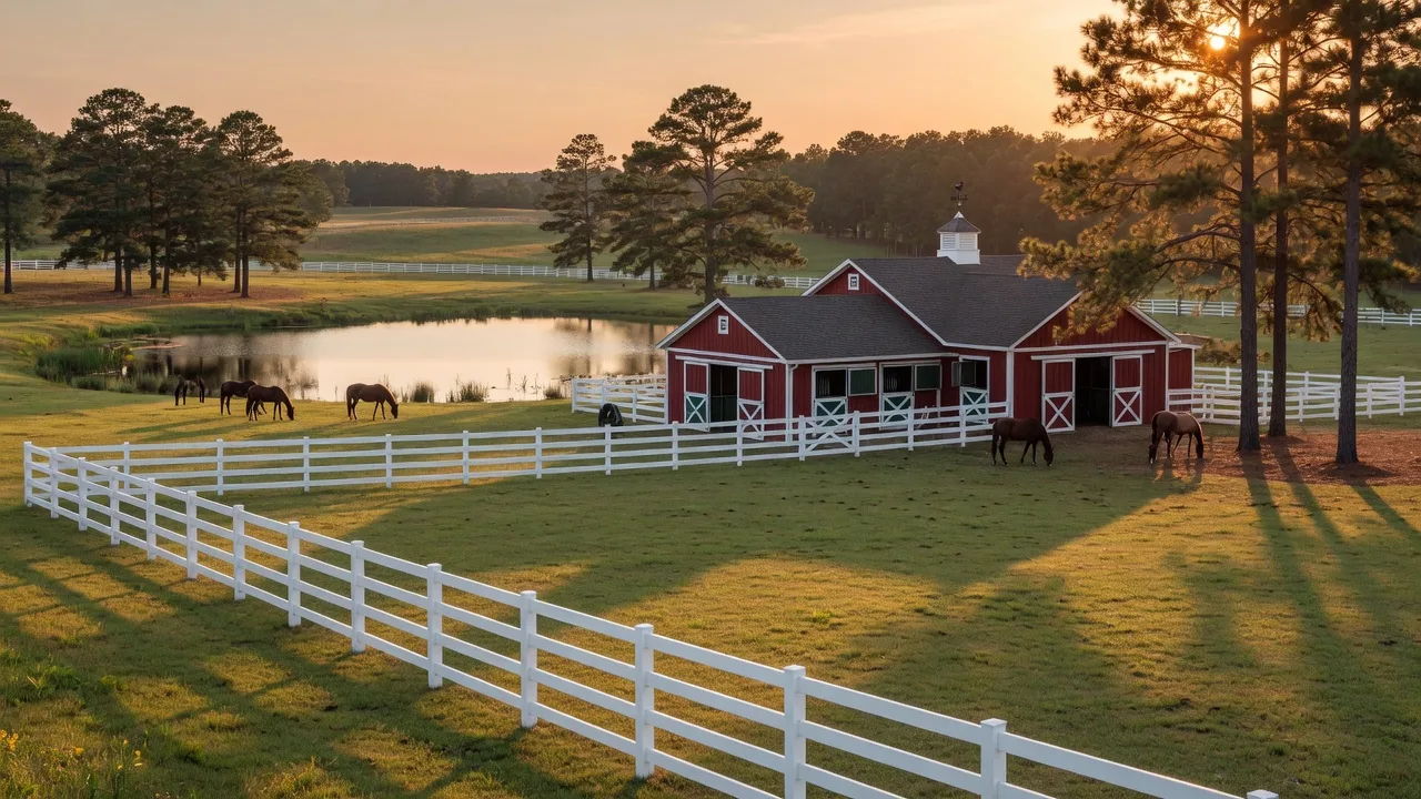 Photo: Established Horse Farm vs. Raw Land in Aiken: Which Should You Buy? — Aiken SC horse property