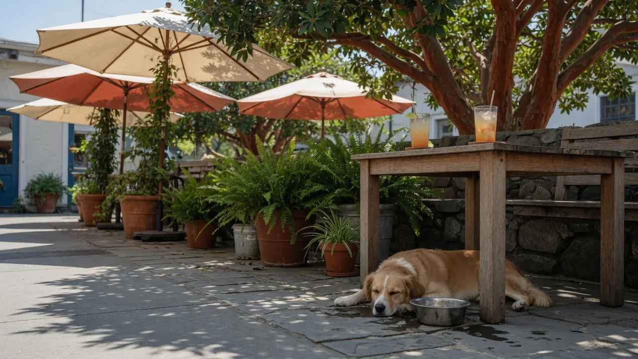 Which Victoria Dog-Friendly Patios Have Real Shade on Hot Summer Days?
