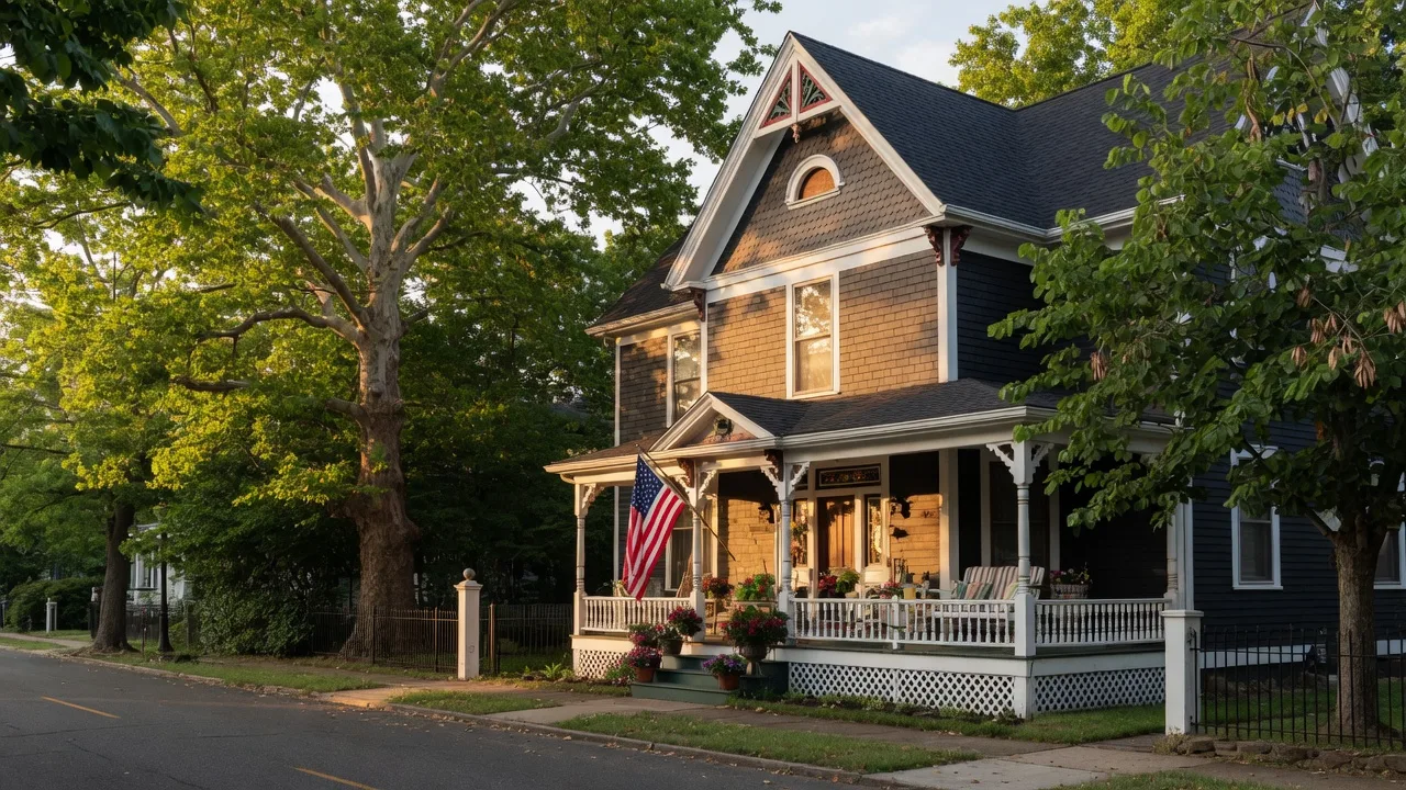 Victorian home exterior at 419 Elm Ave in Riverton NJ