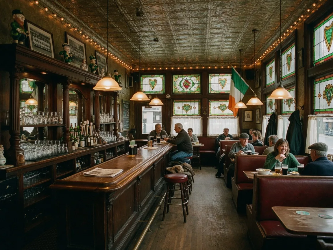 The Plough and the Stars Irish pub interior in Philadelphia
