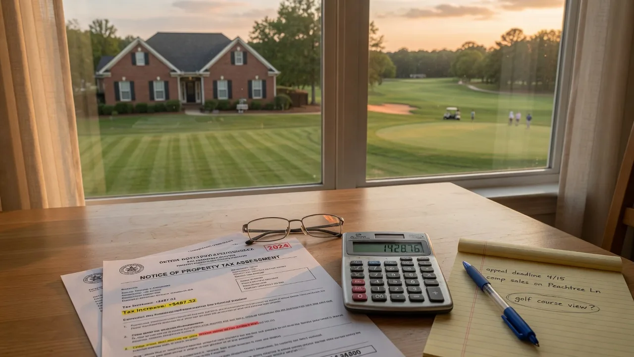 Apalachee Farms golf course community in Dacula Georgia