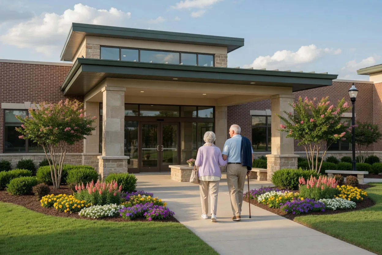 Assisted living community with welcoming atmosphere