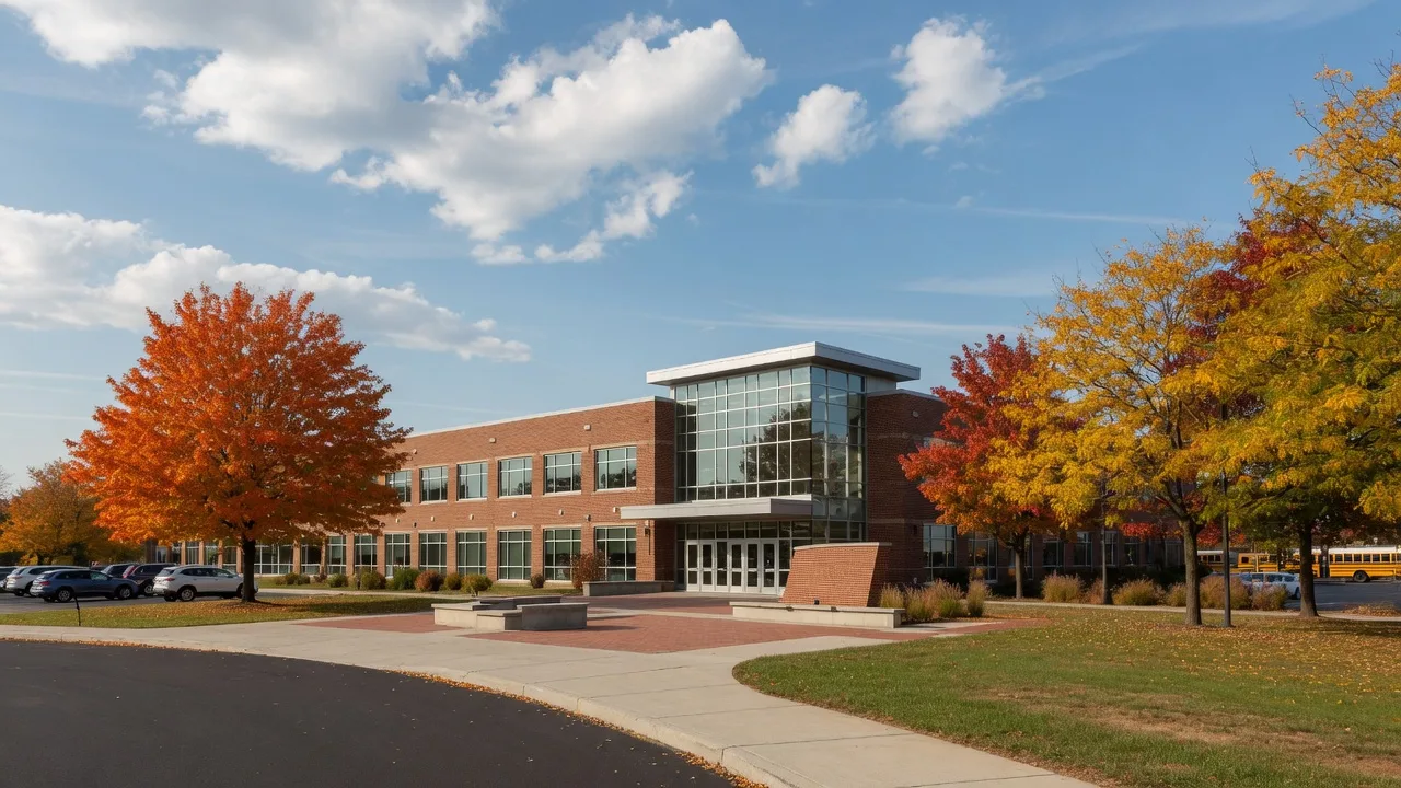 Saucon Valley School District campus in Hellertown, Pennsylvania