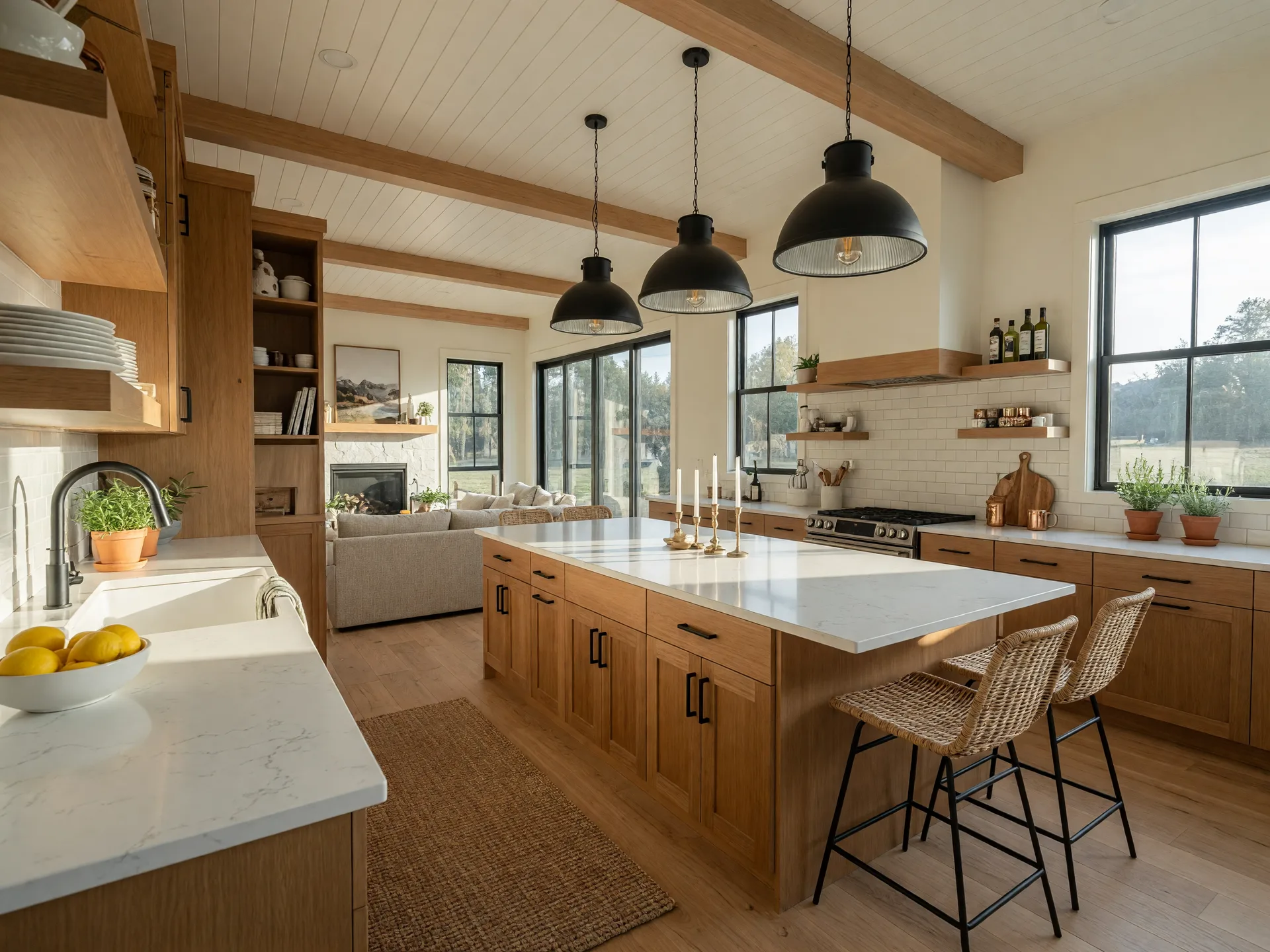Beautiful modern kitchen in a Middleton Idaho home