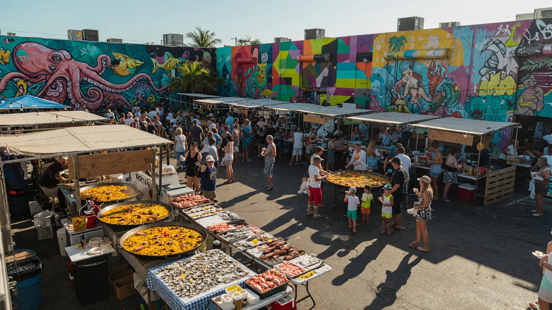 Header image for "The South Florida Seafood Festival Serves a Sunday in Wynwood"