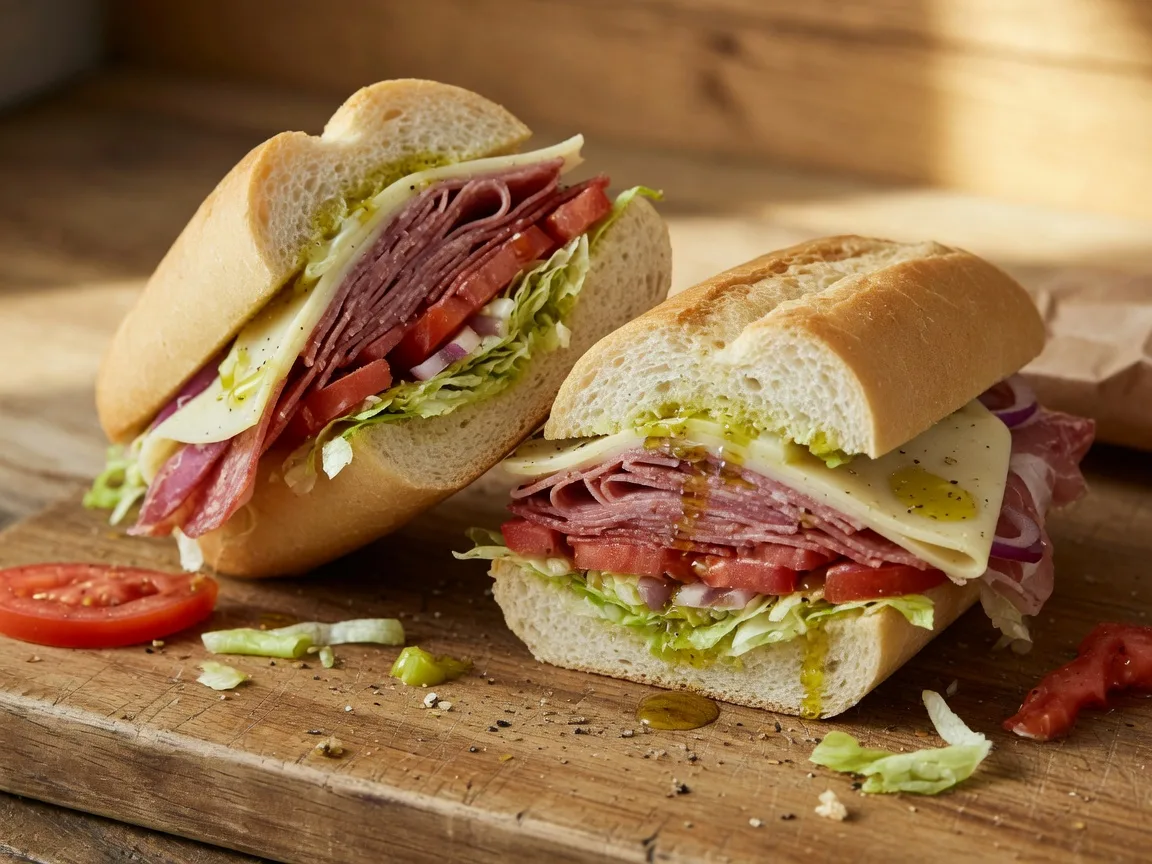 Fresh homemade Italian deli sandwiches at Lou's Deli in Delanco