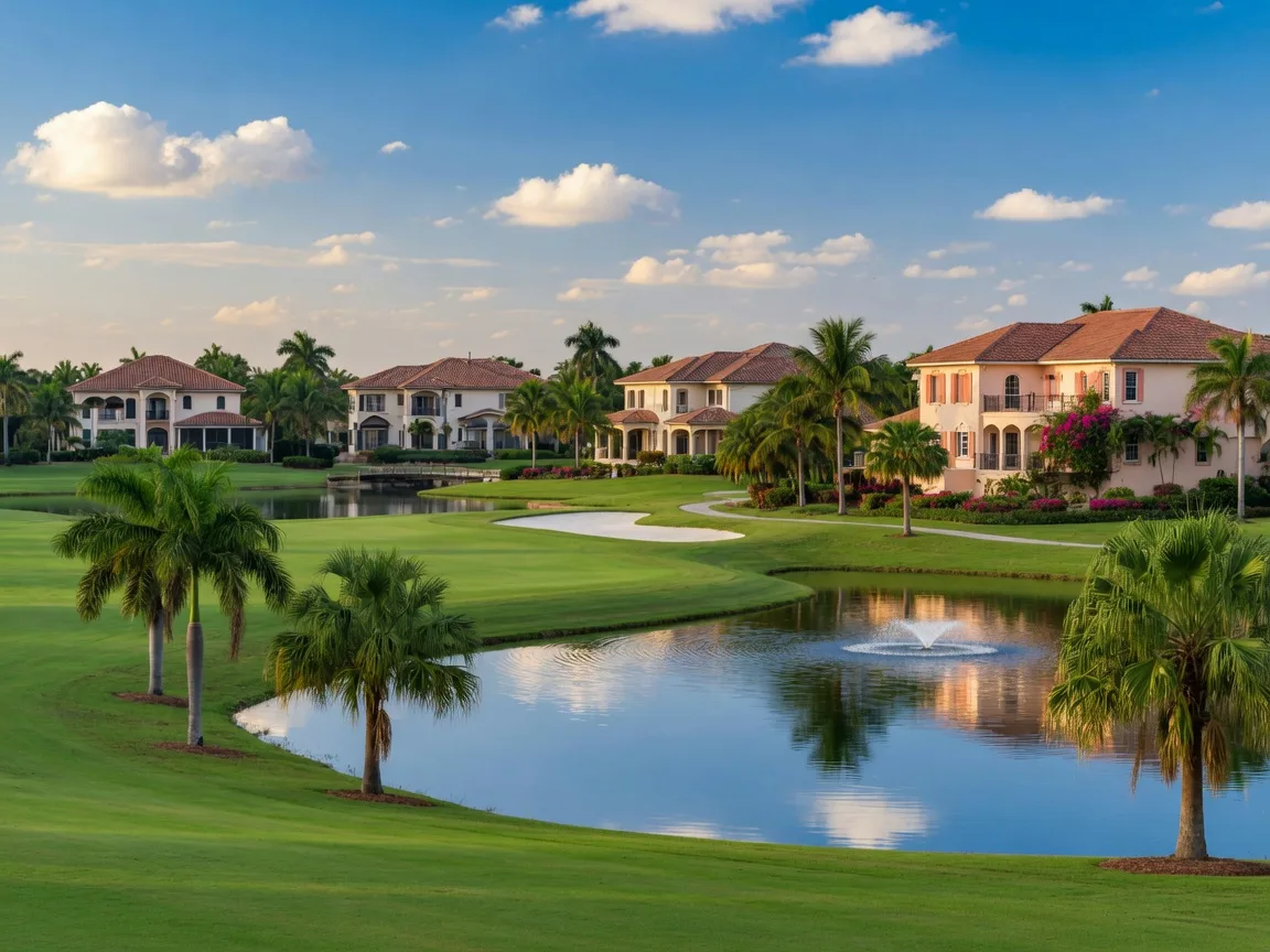Golf course community in Southwest Florida