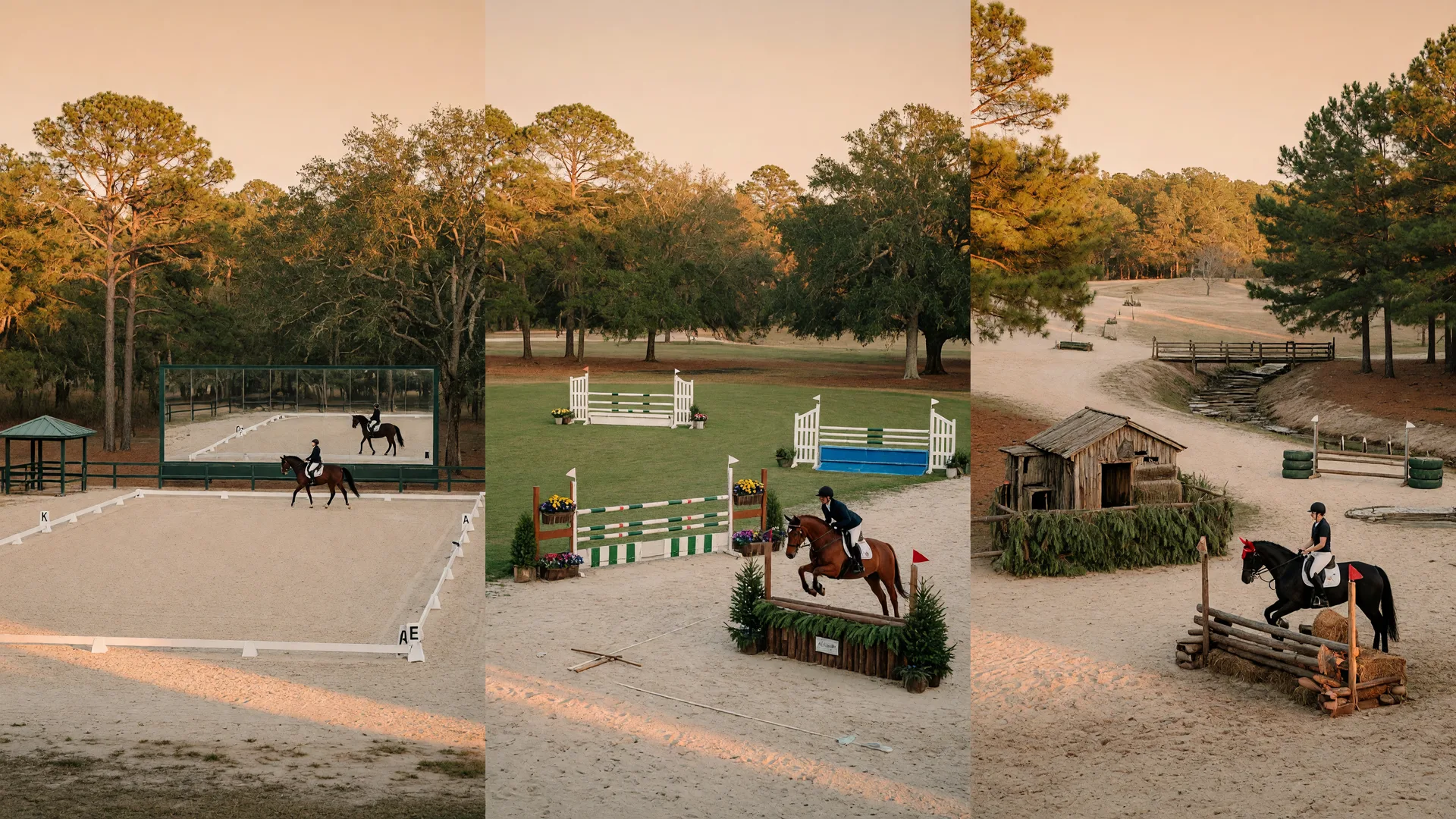 Photo: What Horse Property Features Do You Really Need? Matching Your Aiken Equestrian Property to Your Riding Discipline — Aiken SC horse property