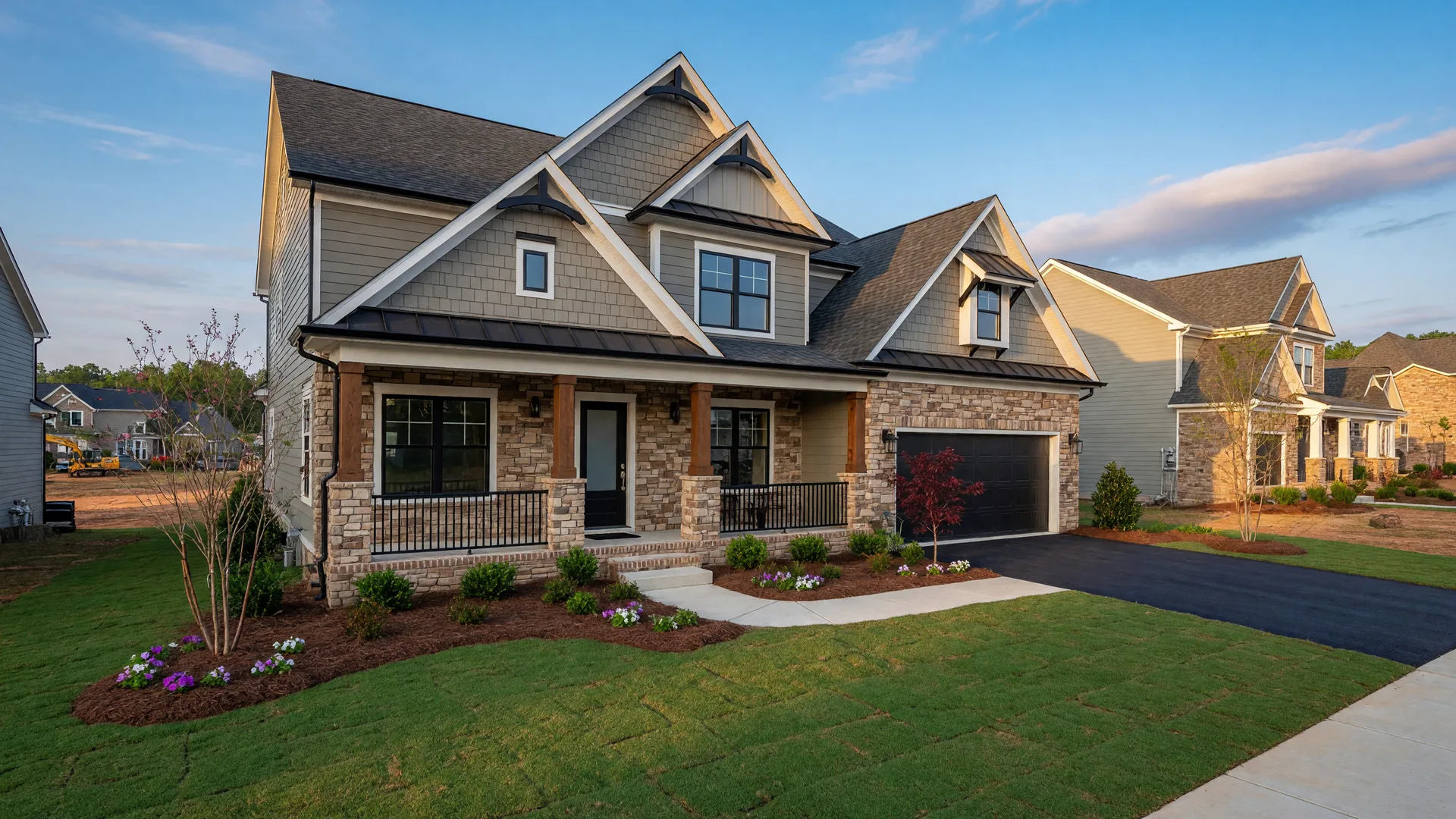 new construction home in metro Atlanta
