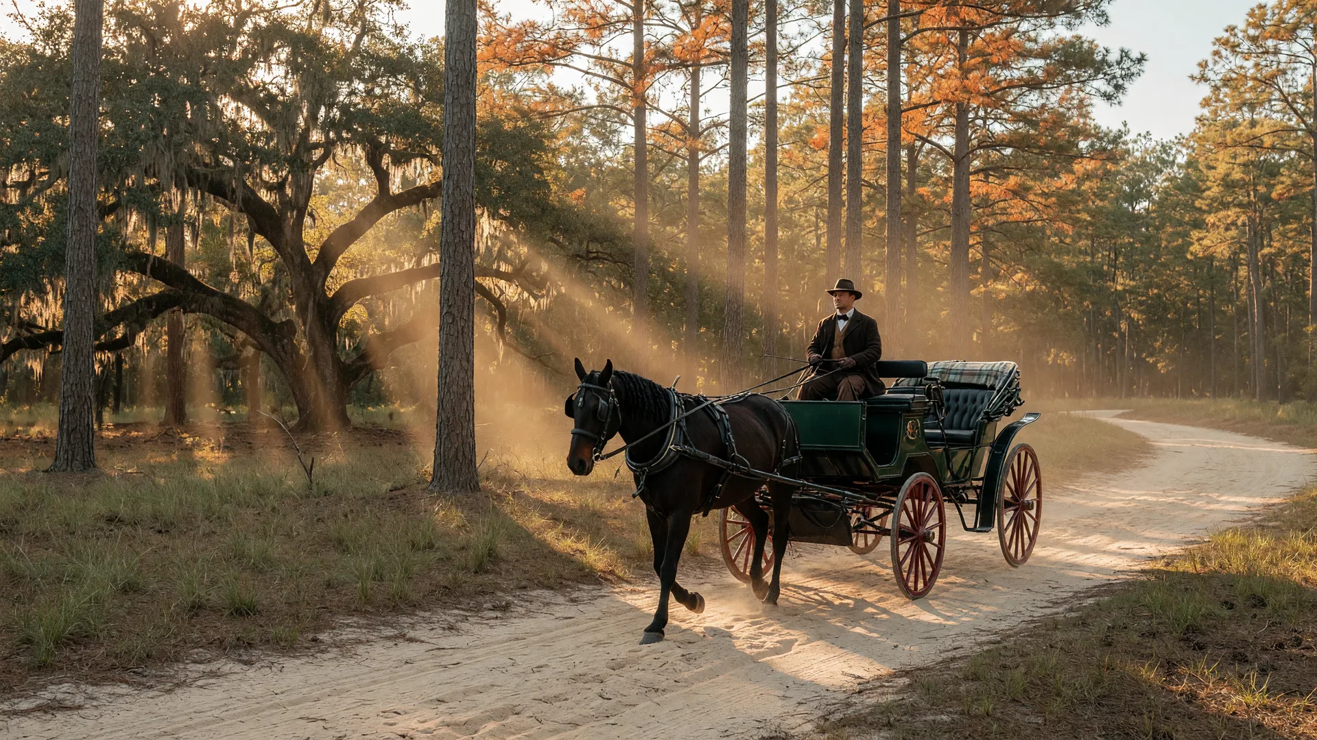 Photo: Aiken's Carriage Driving Tradition: Clubs, Events, and the Heritage of Driving Horses in the Sandhills — Aiken SC horse property