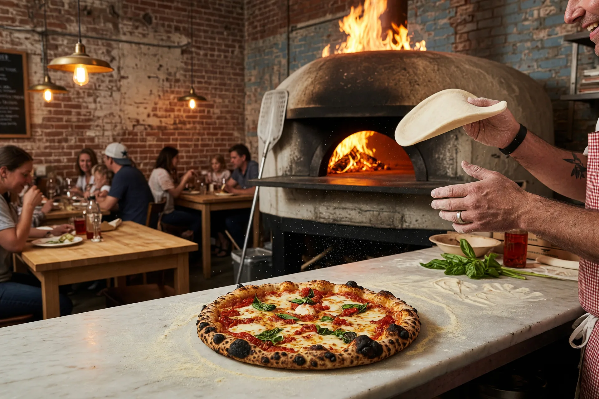 Dining in Midway Hollow, Texas
